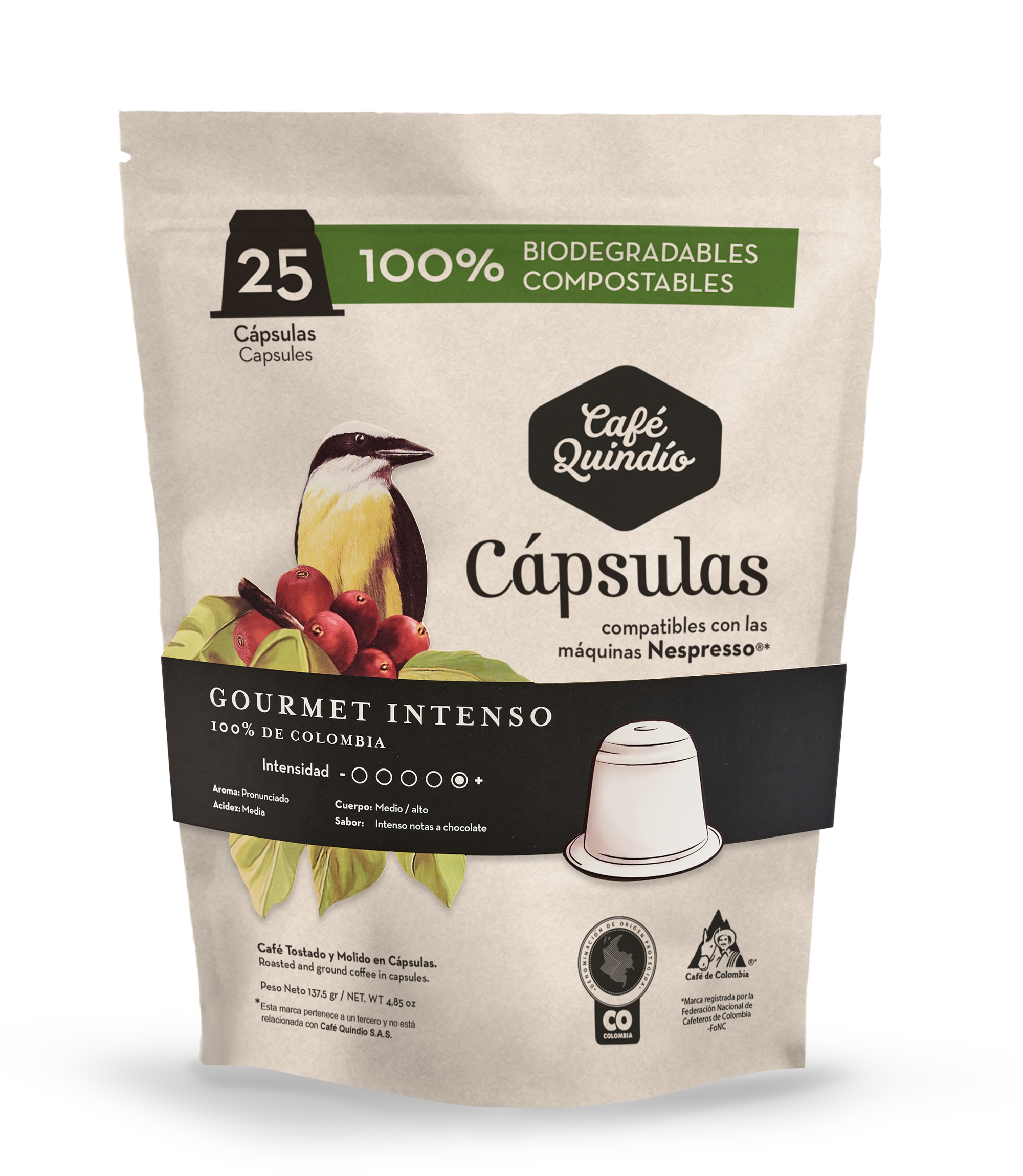 Intens Gourmetkapsel x 10 enhet 1 CAPS GOURMET INTENSO X 25