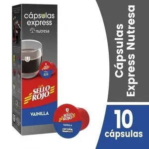 CÁPSULAS EXPRESS CAFÉ SELLO ROJO VAINILLA 6G X 10UND