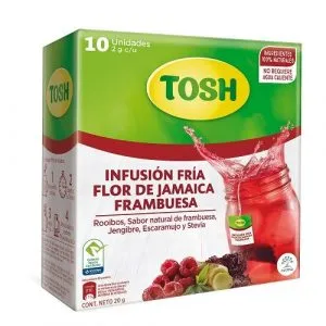 Infusión fria Tosh Frambuesa x 10 sobres (20g)
