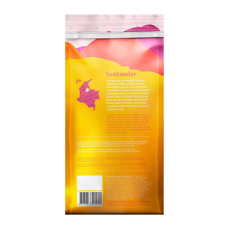 Opprinnelse kaffe Santander juan valdez 3 Café Santander Grano 454g Juan Valdez