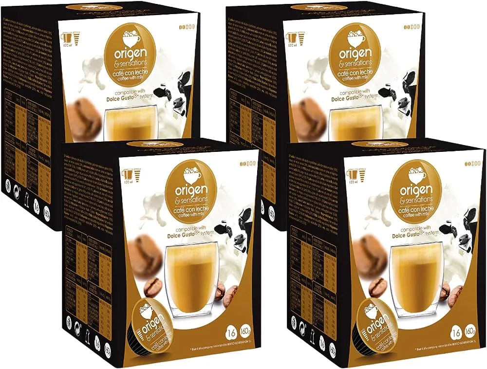 Alternativer tilgjengelig for å kjøpe Hacendado-kaffe med melkekapsler 1 capsulas de cafe con leche